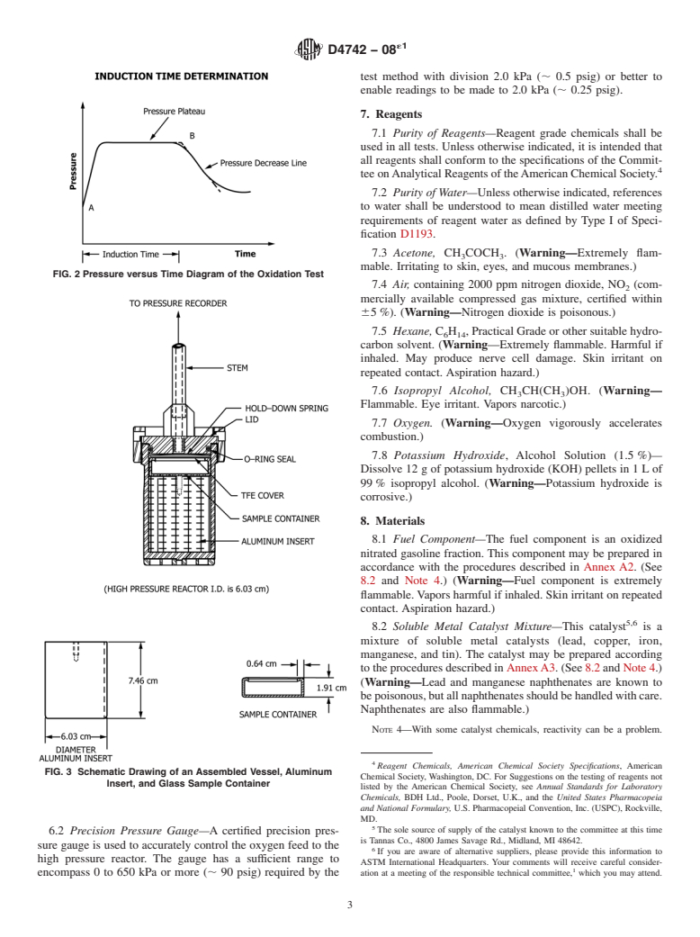 ASTM D4742-08e1 - Standard Test Method for Oxidation Stability of Gasoline Automotive Engine Oils by Thin-Film Oxygen Uptake (TFOUT)