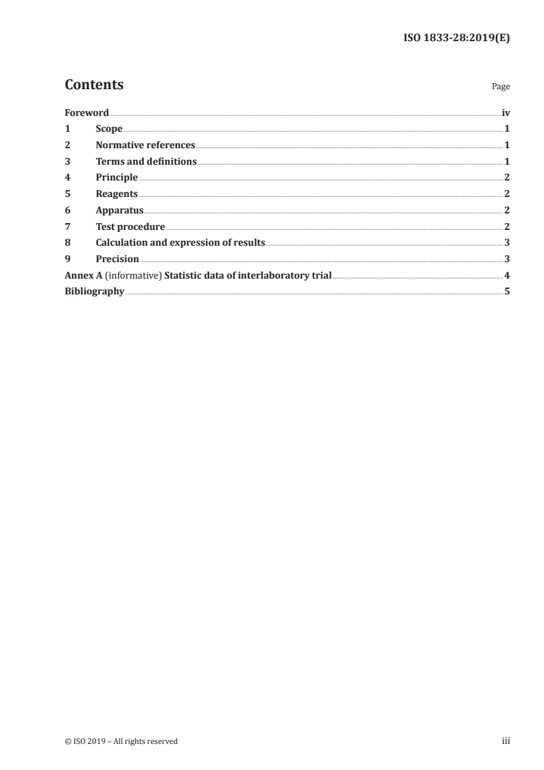 ISO 1833-28:2019 - Textiles — Quantitative chemical analysis — Part 28: Mixtures of chitosan with certain other fibres (method using diluted acetic acid)
Released:6/5/2019