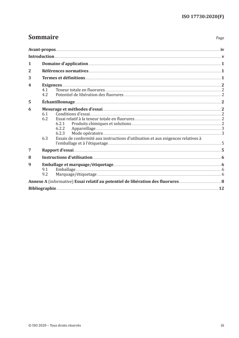 ISO 17730:2020 - Médecine bucco-dentaire — Vernis fluorés
Released:9/23/2020