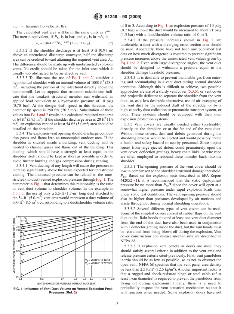 ASTM E1248-90(2009) - Standard Practice for Shredder Explosion Protection