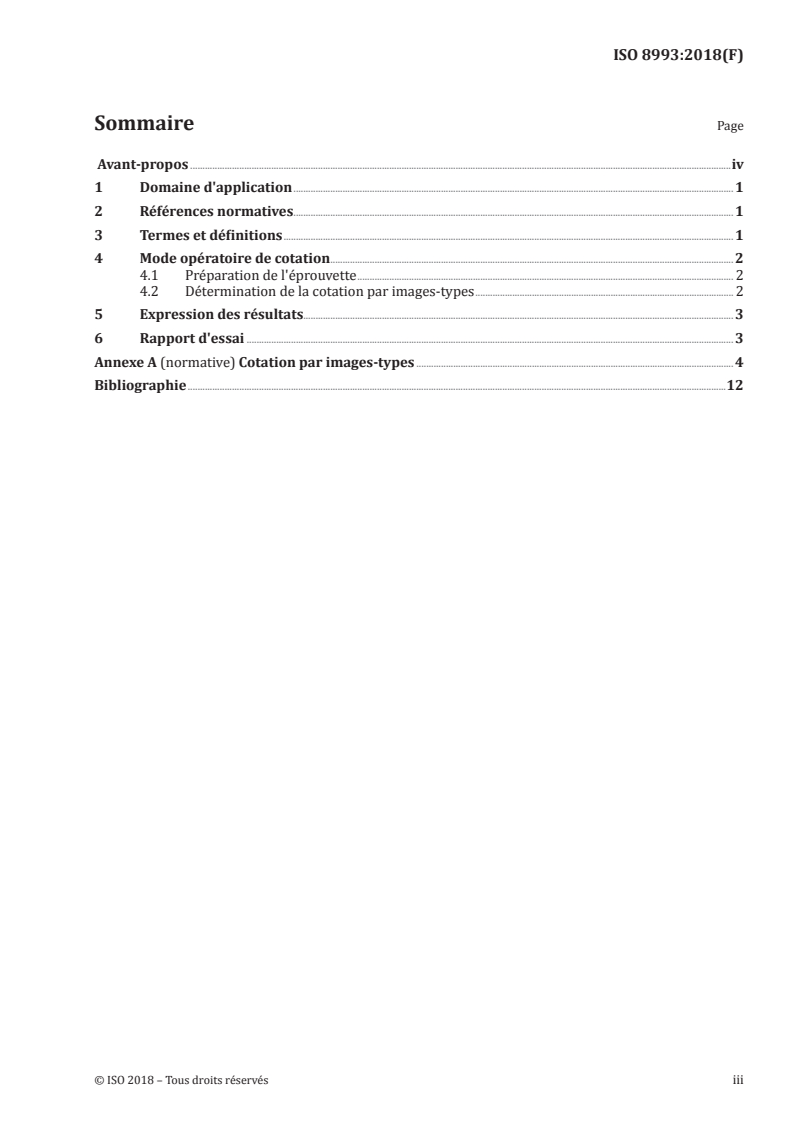 ISO 8993:2018 - Anodisation de l'aluminium et de ses alliages — Système de cotation de la corrosion par piqûres — Méthode reposant sur des images-types
Released:10/25/2018