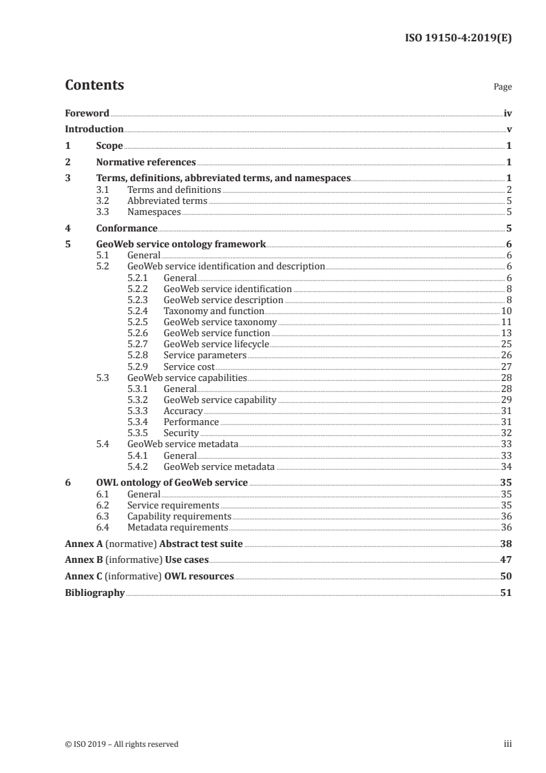 ISO 19150-4:2019 - Geographic information — Ontology — Part 4: Service ontology
Released:5/22/2019