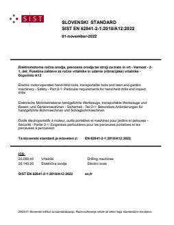 EN 62841-2-1:2018/A12:2022 - Page 1 preview