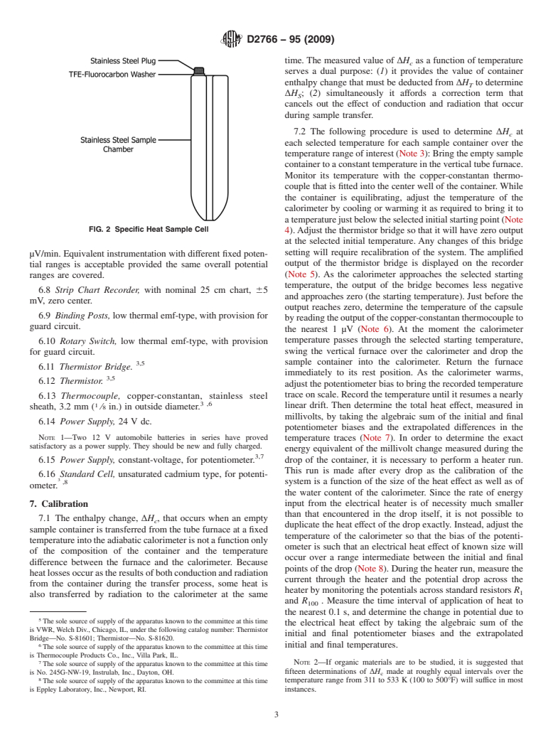 ASTM D2766-95(2009) - Standard Test Method for Specific Heat of Liquids and Solids (Withdrawn 2018)