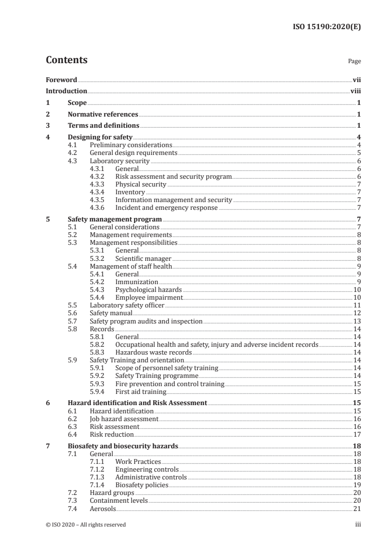 ISO 15190:2020 - Medical laboratories — Requirements for safety
Released:2/24/2020