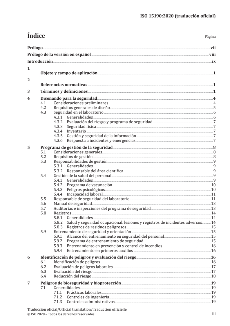 ISO 15190:2020 - Medical laboratories — Requirements for safety
Released:10/20/2021