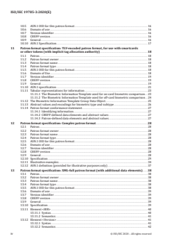 ISO/IEC 19785-3:2020 - Information technology — Common Biometric Exchange Formats Framework — Part 3: Patron format specifications
Released:9/14/2020 - Page 4 preview