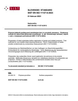 SIST EN ISO 11127-6:2023 SIST EN ISO 11127-6:2023 - Page 1 preview