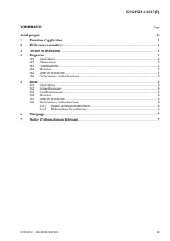 ISO 21924-6:2017 - Équipement de protection pour les arts martiaux — Partie 6: Exigences et méthodes d'essai complémentaires pour protecteurs de poitrine féminine
Released:12/18/2017 - Page 3 preview