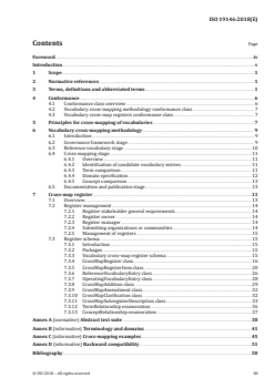 ISO 19146:2018 ISO 19146:2018 - Geographic information — Cross-domain vocabularies
Released:5/22/2018 - Page 3 preview