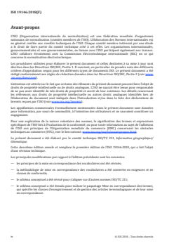 ISO 19146:2018 ISO 19146:2018 - Information géographique — Vocabulaires interdomaines
Released:9/20/2018 - Page 4 preview