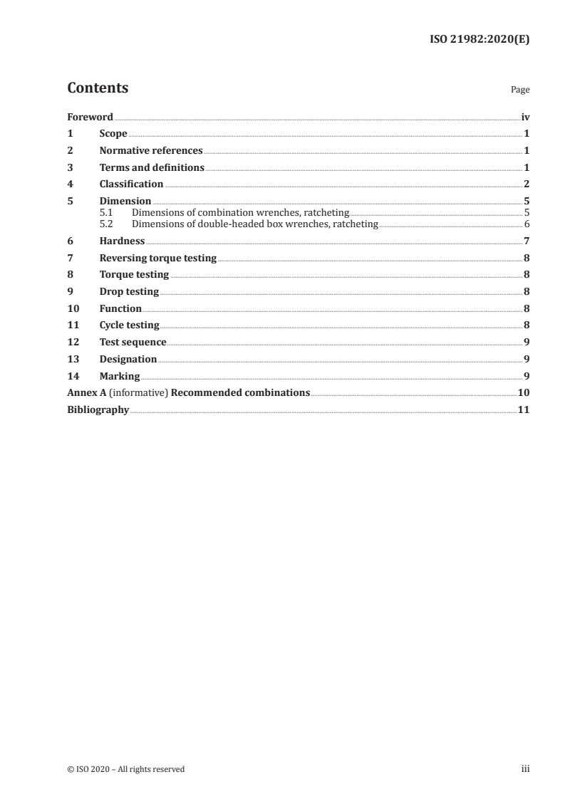 ISO 21982:2020 ISO 21982:2020 - Assembly tools for screws and nuts — Ratcheting wrenches — Technical requirements
Released:7/29/2020