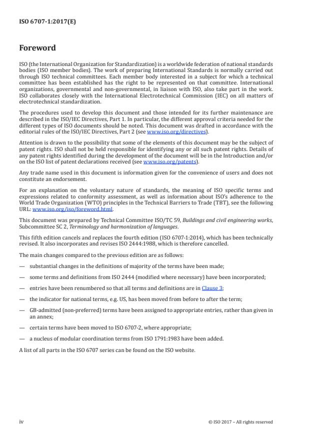 ISO 6707-1:2017 ISO 6707-1:2017 - Buildings and civil engineering works -- Vocabulary - Page 4 preview