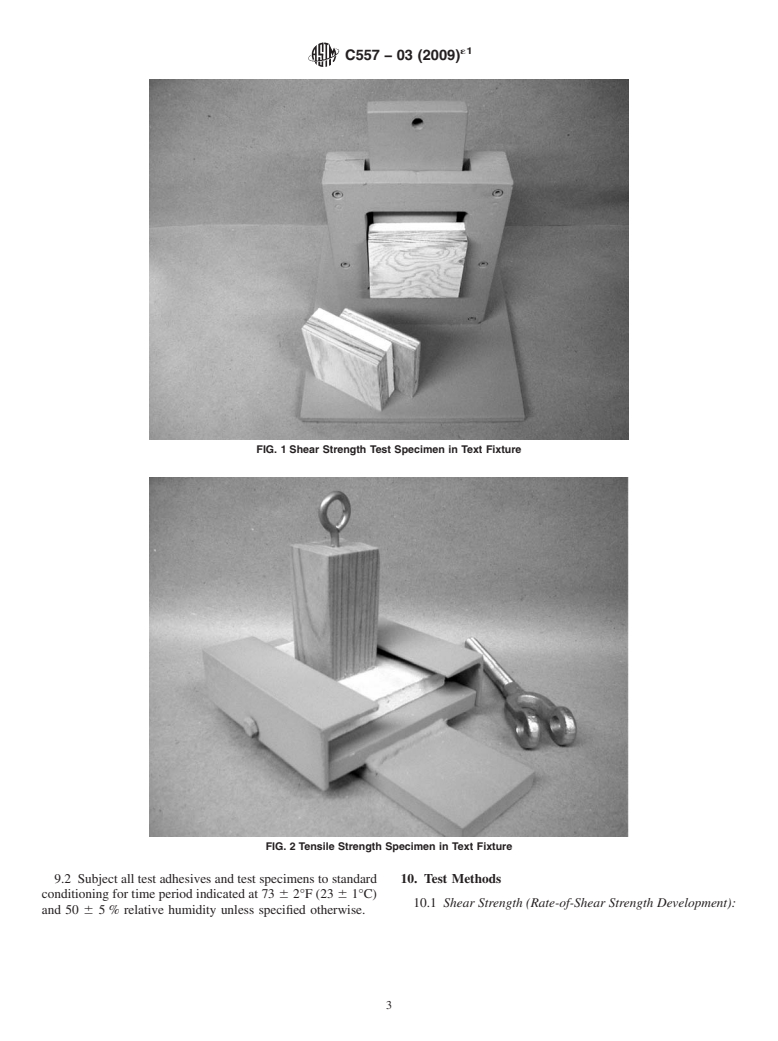 ASTM C557-03(2009)e1 - Standard Specification for Adhesives for Fastening Gypsum Wallboard to Wood Framing