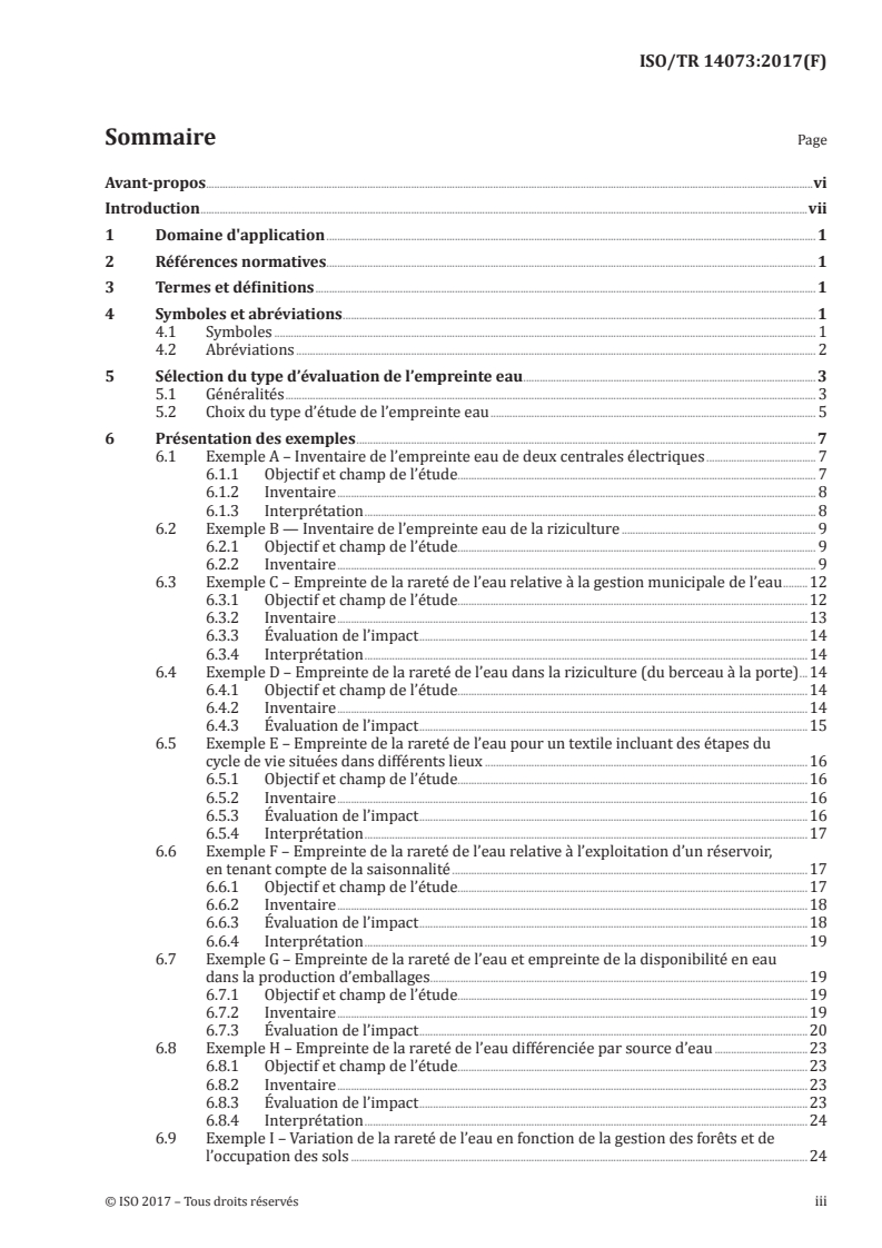 ISO/TR 14073:2017 - Management environnemental — Empreinte eau — Exemples illustrant l'application de l'ISO 14046
Released:10/9/2017