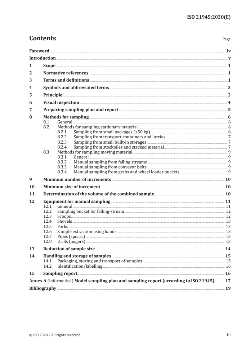 ISO 21945:2020 - Solid biofuels — Simplified sampling method for small scale applications
Released:2/11/2020