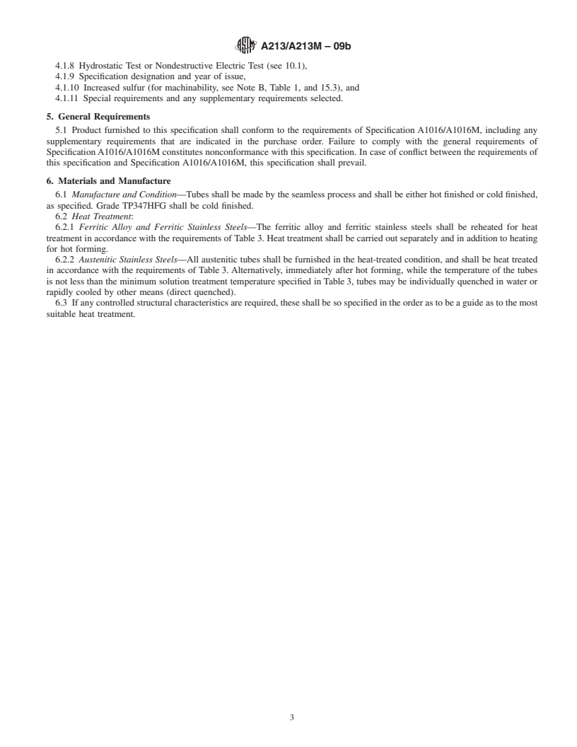 REDLINE ASTM A213/A213M-09b - Standard Specification for  Seamless Ferritic and Austenitic Alloy-Steel Boiler, Superheater, and Heat-Exchanger Tubes