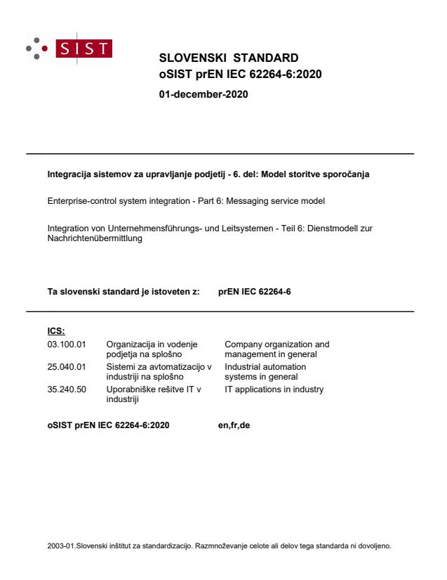 oSIST prEN IEC 62264-6:2020 - BARVE na PDF-str 15,20,26,29,44,45,47,48,49,53