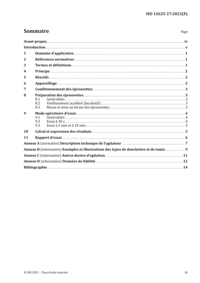 ISO 12625-17:2021 - Papier tissue et produits tissue — Partie 17: Détermination du délitage (désintégration dans l'eau)
Released:4/19/2021