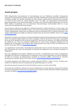 ISO 12625-17:2021 ISO 12625-17:2021 - Papier tissue et produits tissue — Partie 17: Détermination du délitage (désintégration dans l'eau)
Released:4/19/2021 - Page 4 preview