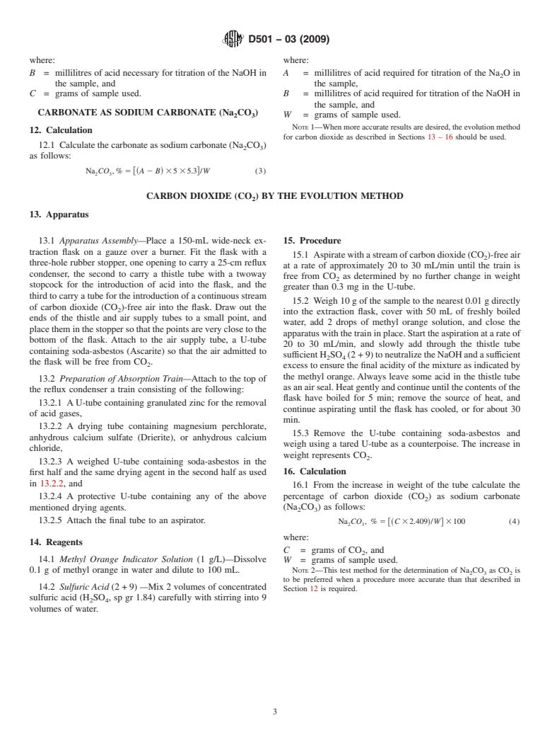 ASTM D501-03(2009) - Standard Test Methods of Sampling and Chemical Analysis of Alkaline Detergents