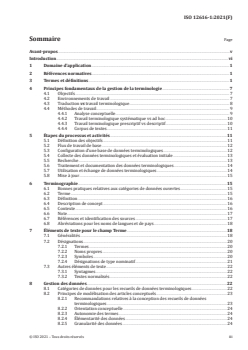 ISO 12616-1:2021 ISO 12616-1:2021 - Travail terminologique appuyant la communication multilingue — Partie 1: Principes fondamentaux de la terminographie axée sur la traduction
Released:9/2/2021 - Page 3 preview