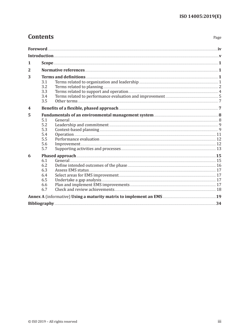 ISO 14005:2019 - Environmental management systems — Guidelines for a flexible approach to phased implementation
Released:5/6/2019