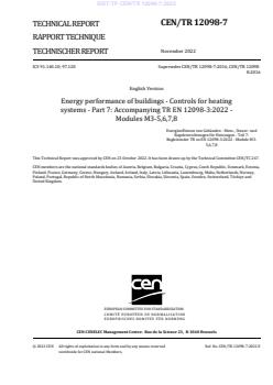 CEN/TR 12098-7:2022 TP CEN/TR 12098-7:2023 - Page 3 preview