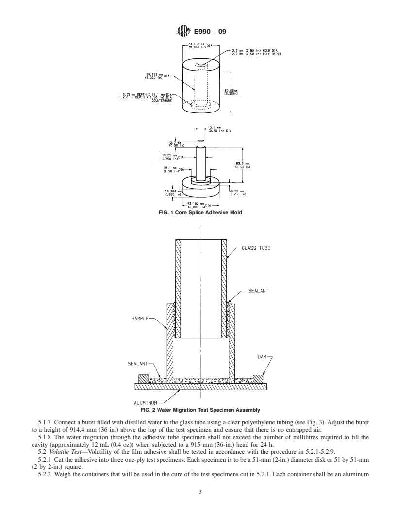 REDLINE ASTM E990-09 - Standard Specification for Core-Splice Adhesive for Honeycomb Sandwich Shelter Panels