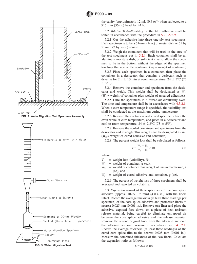 ASTM E990-09 - Standard Specification for Core-Splice Adhesive for Honeycomb Sandwich Shelter Panels