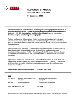 EN 16272-3-1:2023 - Page 1 preview