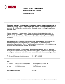 SIST EN 16272-2:2024 - BARVE - Page 1 preview