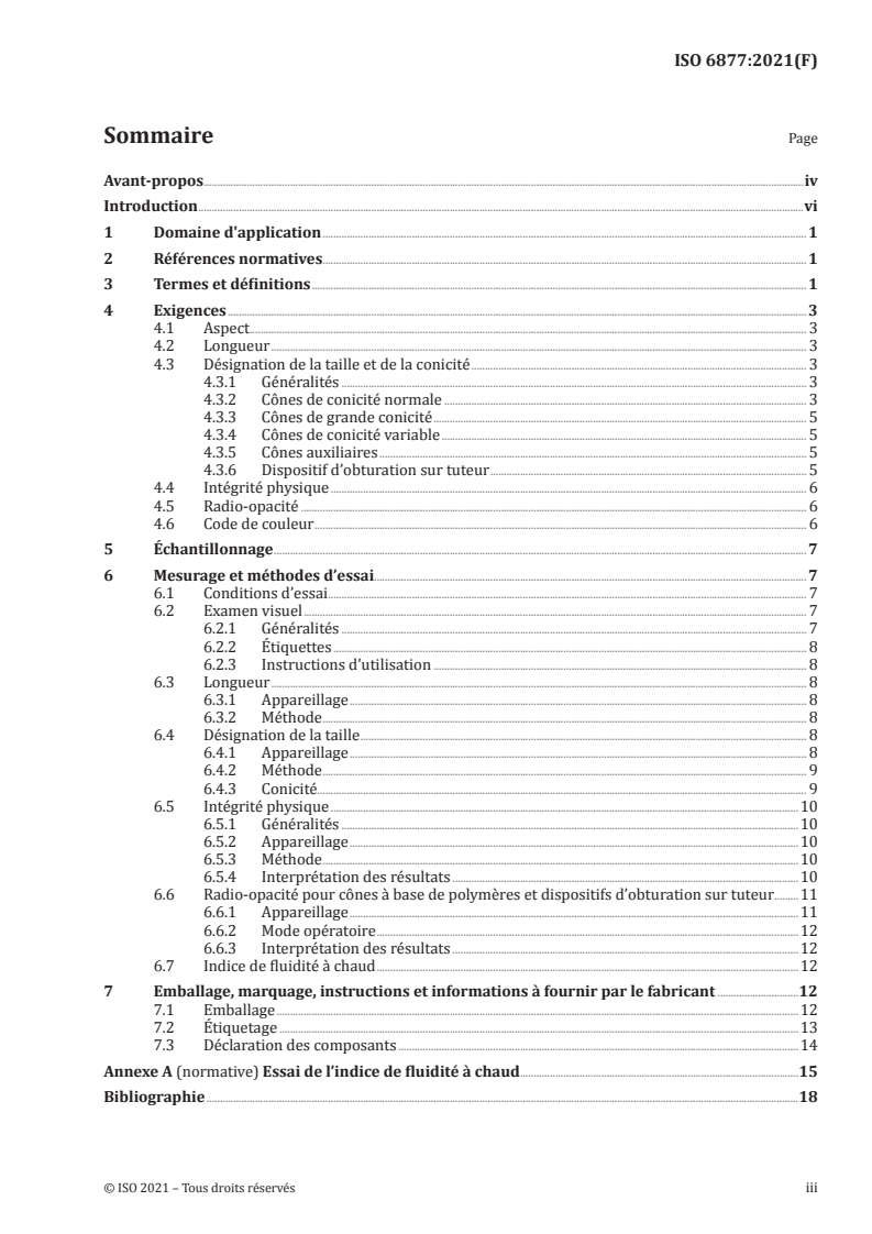 ISO 6877:2021 - Médecine bucco-dentaire — Matériaux d’obturation endodontique
Released:9/8/2021