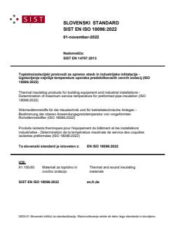 SIST EN ISO 18096:2022 - Page 1 preview