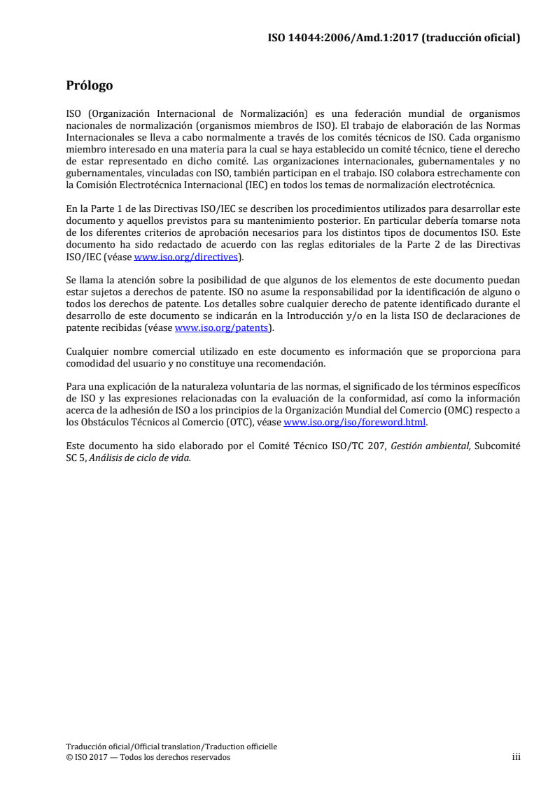 ISO 14044:2006/Amd 1:2017 - Environmental management — Life cycle assessment — Requirements and guidelines — Amendment 1
Released:10/10/2018