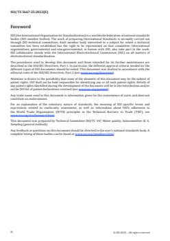 ISO/TS 5667-25:2022 - Water quality — Sampling — Part 25: Guideline on the validation of the storage time of water samples
Released:2/23/2022 - Page 4 preview