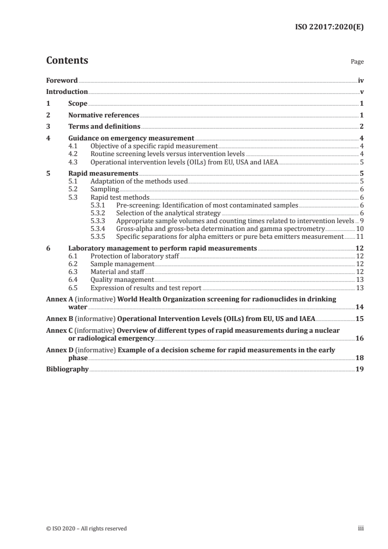 ISO 22017:2020 - Water quality — Guidance for rapid radioactivity measurements in nuclear or radiological emergency situation
Released:8/28/2020