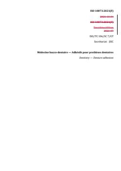 REDLINE ISO 10873:2021 - Dentistry — Denture adhesives
Released:11/4/2021 - Page 1 preview