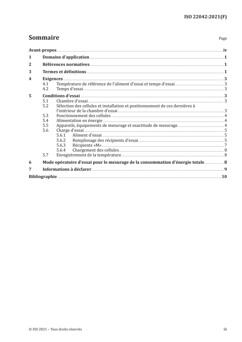 ISO 22042:2021 - Cellules de refroidissement et de surgélation rapide pour usage professionnel — Classification, exigences et conditions d'essai
Released:3/31/2021