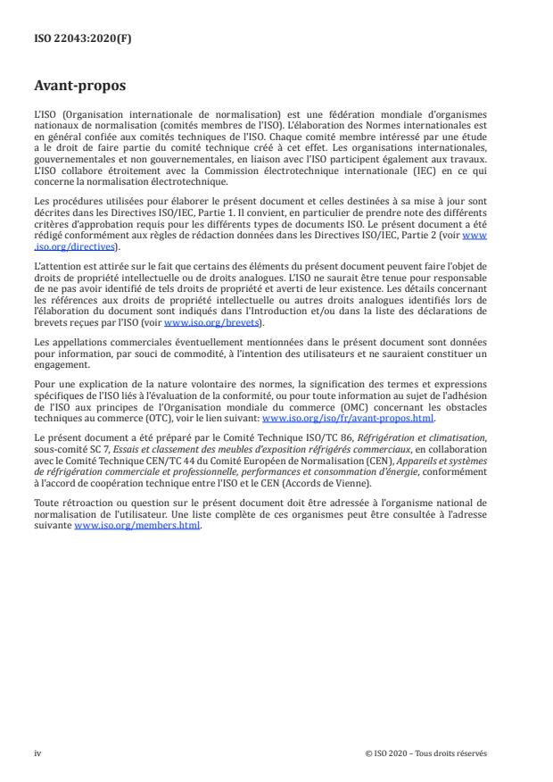 ISO 22043:2020 ISO 22043:2020 - Congélateurs pour crèmes glacées -- Classification, exigences et conditions d'essai - Page 4 preview