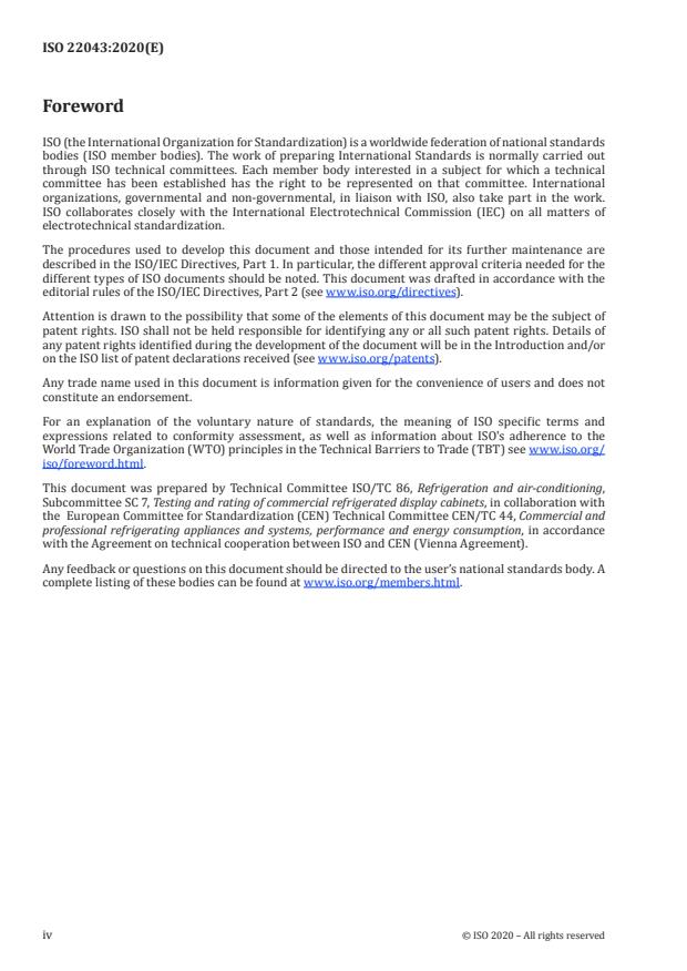 ISO 22043:2020 ISO 22043:2020 - Ice-cream freezers -- Classification, requirements and test conditions - Page 4 preview