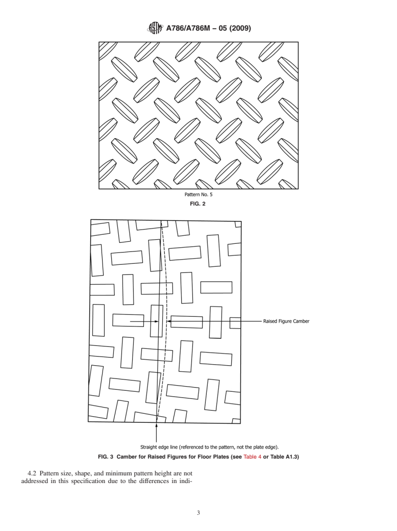 ASTM A786/A786M-05(2009) - Standard Specification for Hot-Rolled Carbon, Low-Alloy, High-Strength Low-Alloy, and Alloy Steel Floor Plates