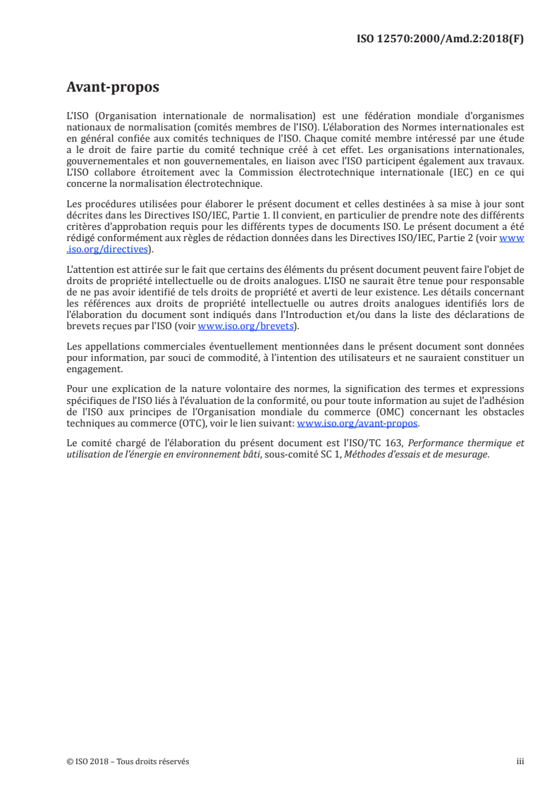 ISO 12570:2000/Amd 2:2018 - Performance hygrothermique des matériaux et produits pour le bâtiment — Détermination du taux d'humidité par séchage à chaud — Amendement 2
Released:3/5/2018