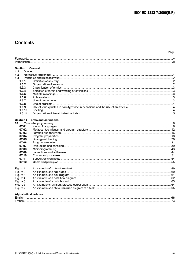 ISO/IEC 2382-7:2000 - Information technology — Vocabulary — Part 7: Computer programming
Released:4/6/2000