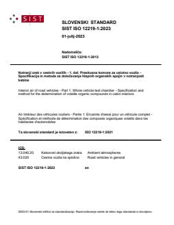 SIST ISO 12219-1:2023 SIST ISO 12219-1:2023 - Page 1 preview