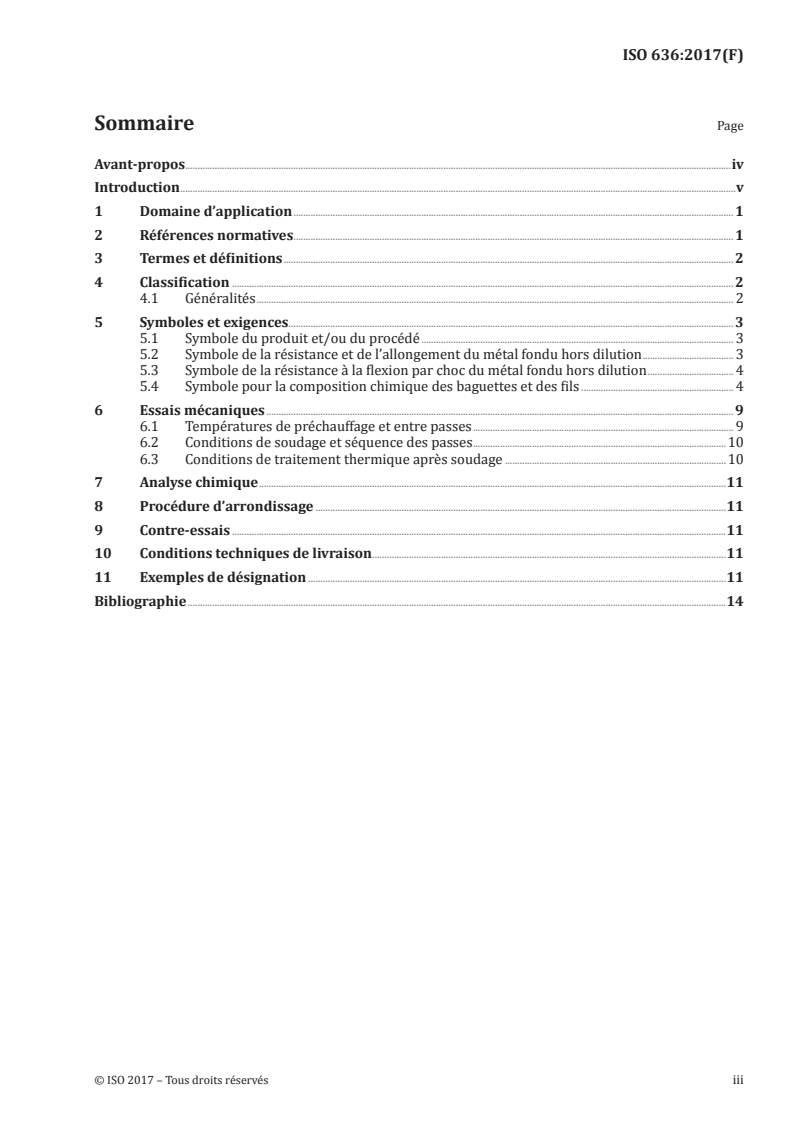 ISO 636:2017 - Produits consommables pour le soudage — Baguettes et fils pour dépôts par soudage TIG des aciers non alliés et des aciers à grains fins — Classification
Released:5/29/2017