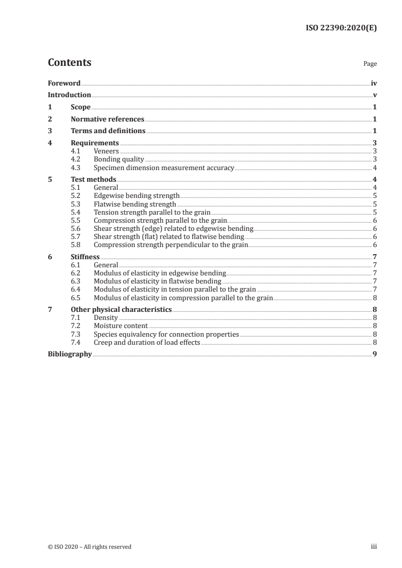 ISO 22390:2020 - Timber structures — Laminated veneer lumber — Structural properties
Released:4/3/2020