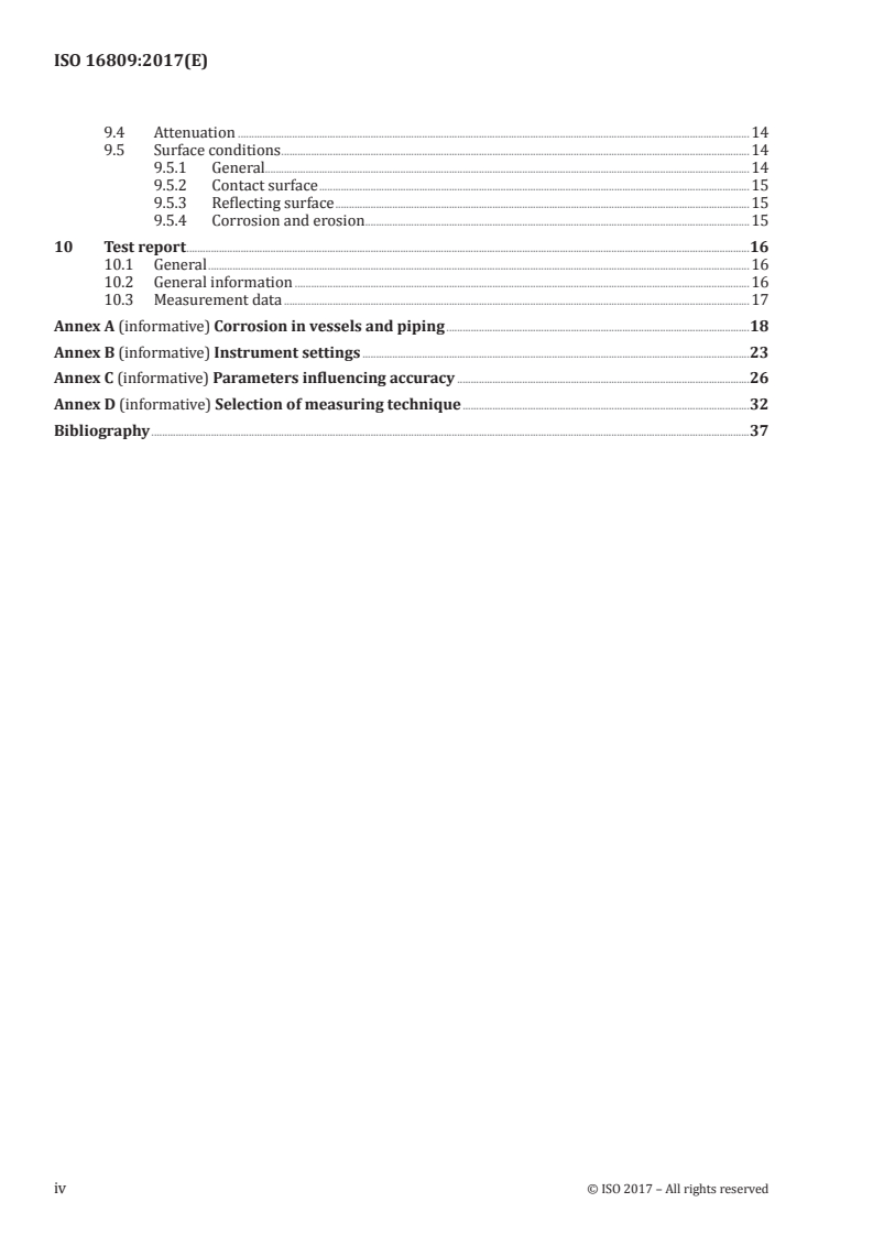 ISO 16809:2017 ISO 16809:2017 - Non-destructive testing — Ultrasonic thickness measurement
Released:11/28/2017 - Page 4 preview
