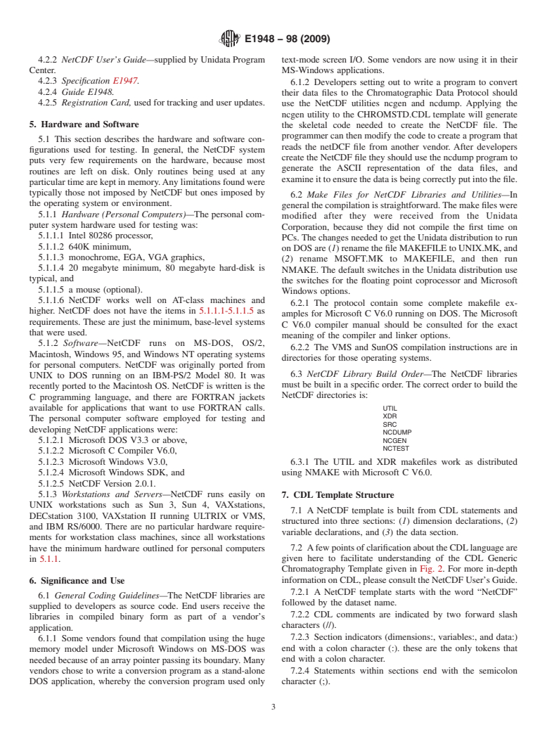 ASTM E1948-98(2009) - Standard Guide for Analytical Data Interchange Protocol for Chromatographic Data