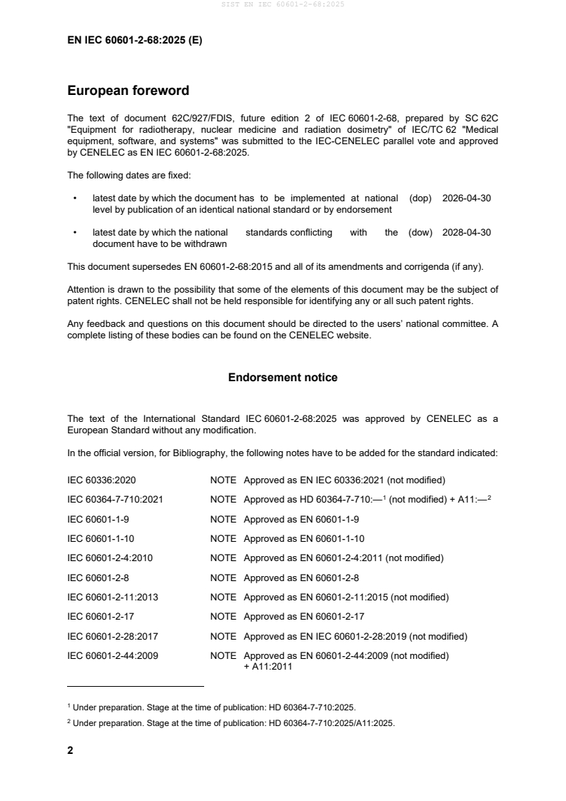 SIST EN IEC 60601-2-68:2025 SIST EN IEC 60601-2-68:2025 - Page 4 preview